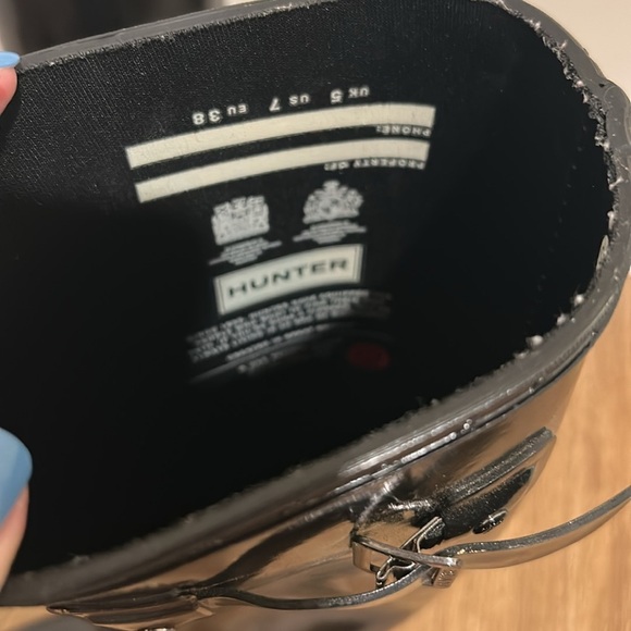 HUNTER Tall Original Refined Glossy Rain Boot - Picture 7 of 9